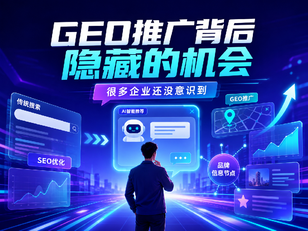 GEO推广背后隐藏的机会，很多企业还没意识到